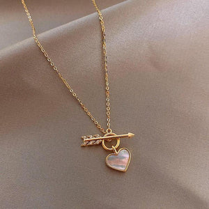 Arrow Heart Design Pendant
