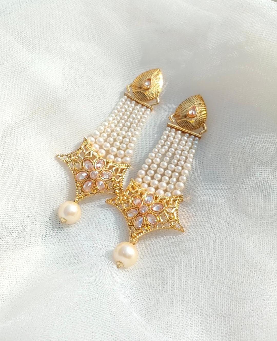 Fancy Gold-Plated Earrings