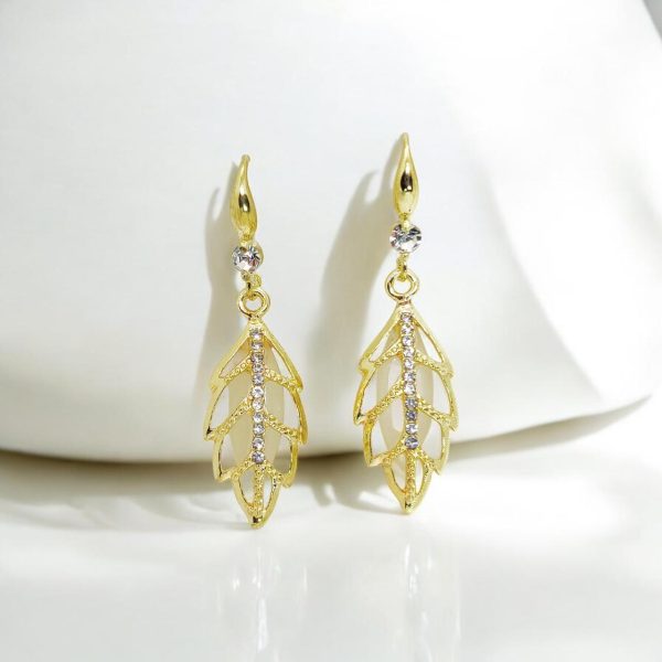 Golden Leaf Earrings