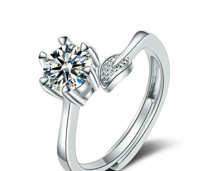 Elegant Cubic Zirconia Adjustable Ring