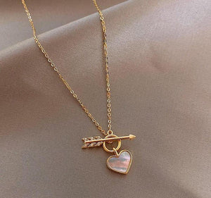 Arrow Heart Design Pendant