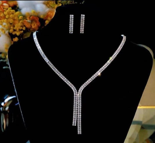 Silver-Plated Necklace Set