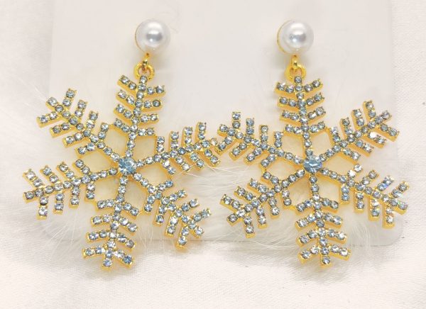 Dazzling Snowflake Earrings