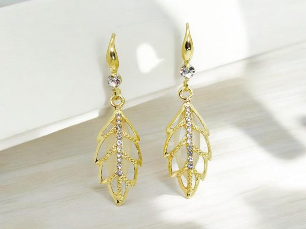 Golden Leaf Earrings