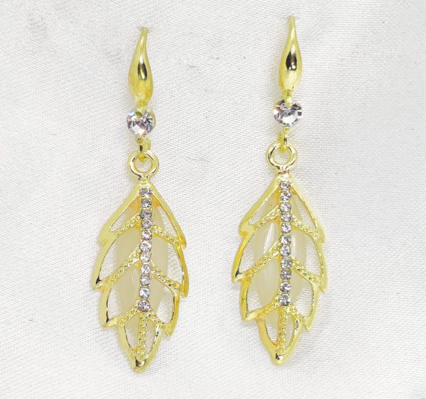 Golden Leaf Earrings